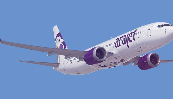 Aerolínea Arajet.
