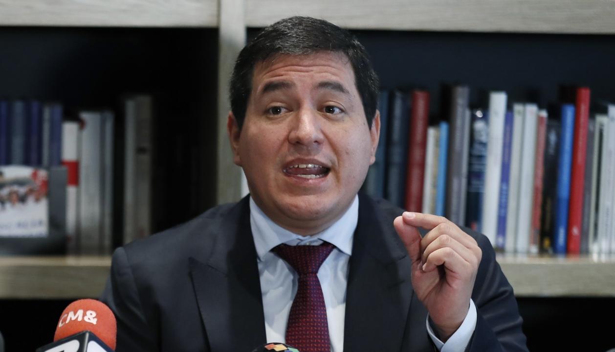 El excandidato presidencial ecuatoriano Andrés Arau.