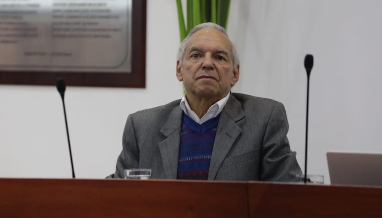 El Ministro de Hacienda, Ricardo Bonilla.