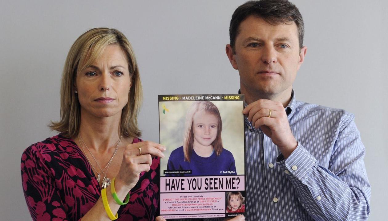 Kate McCann y su marido, Gerry McCann, padres de Madeleine.