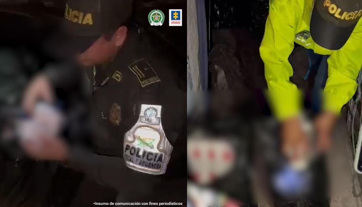 La Policía Fiscal y Aduanera durante los operativos. 