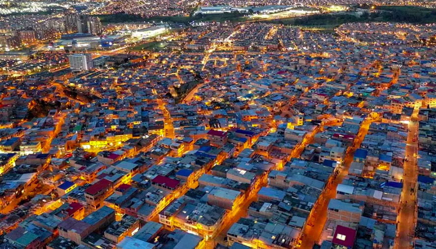 Imagen de Ciudad Bolívar en Bogotá.