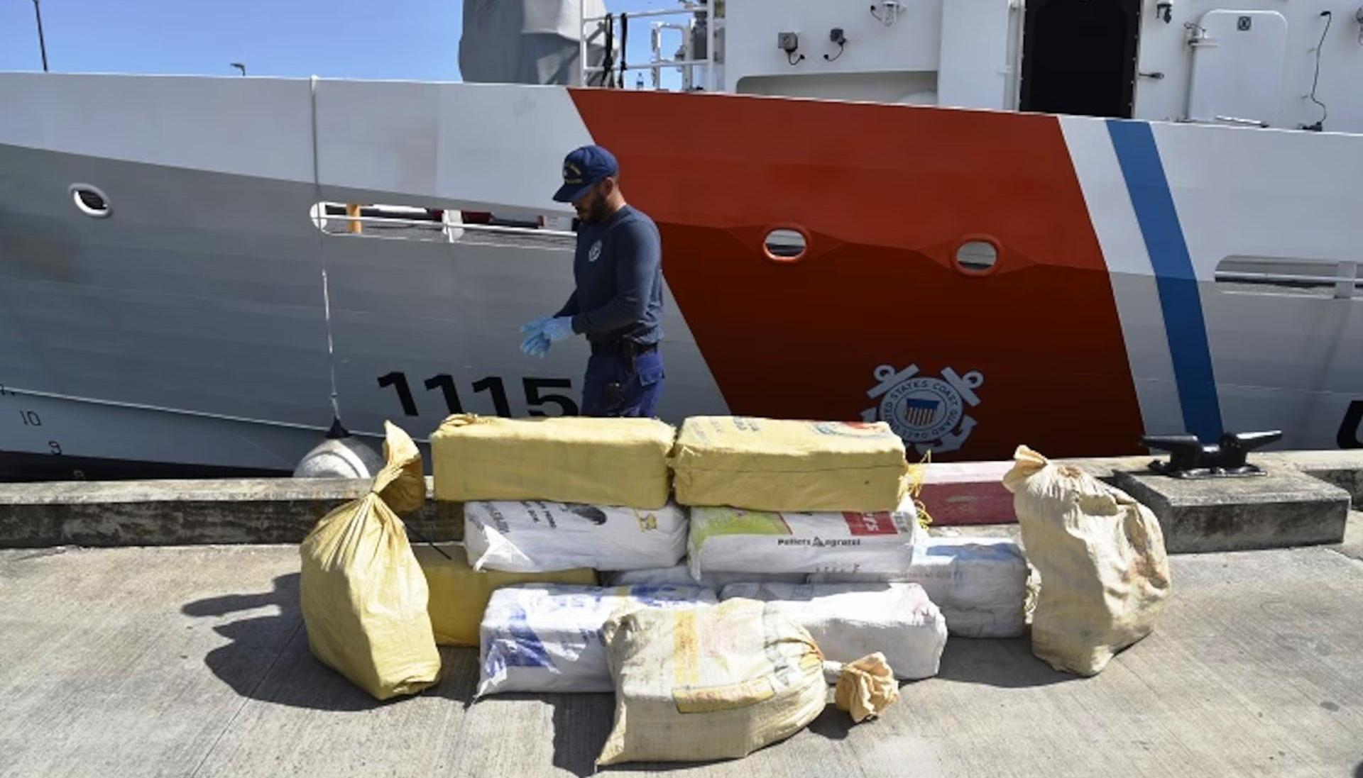 Cocaína incautada en Puerto Rico. 