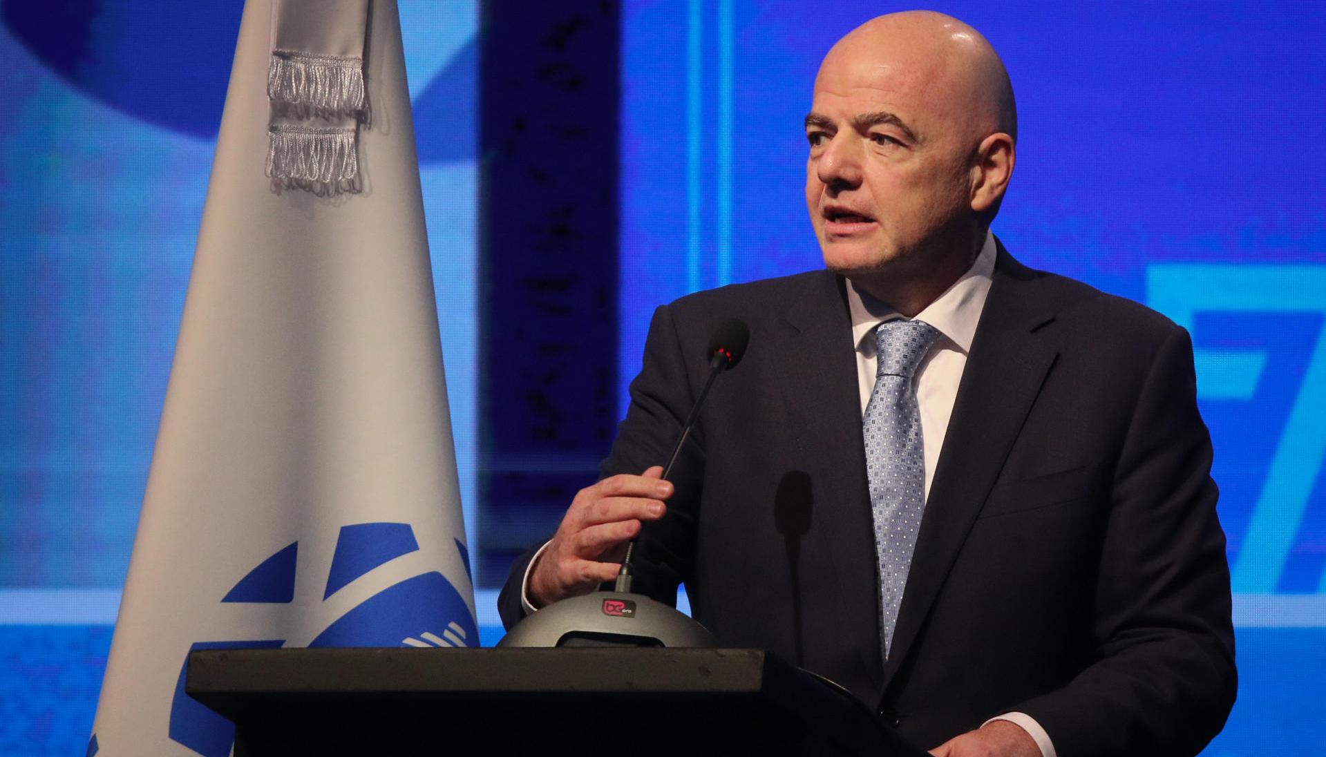 El presidente de la FIFA, Gianni Infantino