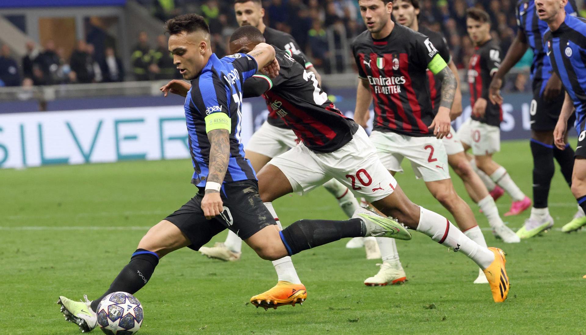Inter derrotó al Milan 1-0.
