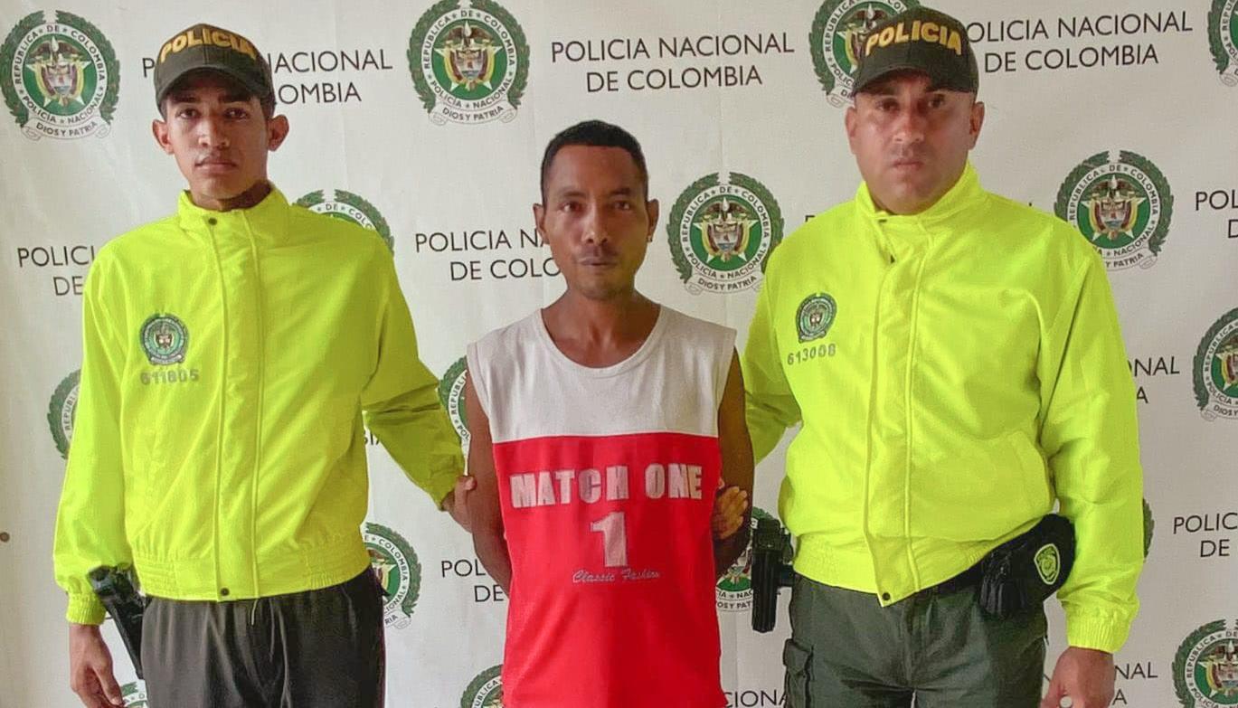 Luis Ferreira Ospino capturado por homicidio, tráfico o porte de armas de fuego.