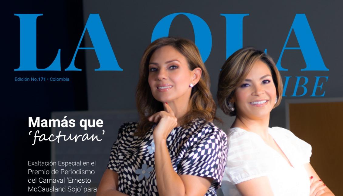 Portada de la revista Ola Caribe, con Patricia Villalba y Blanca Sánchez.