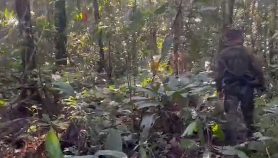 Personal de la 'Operación Esperanza' en la búsqueda de los 4 niños en las selvas de Guaviare y Caquetá.