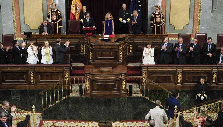 El Presidente Gustavo Petro en el Congreso español.