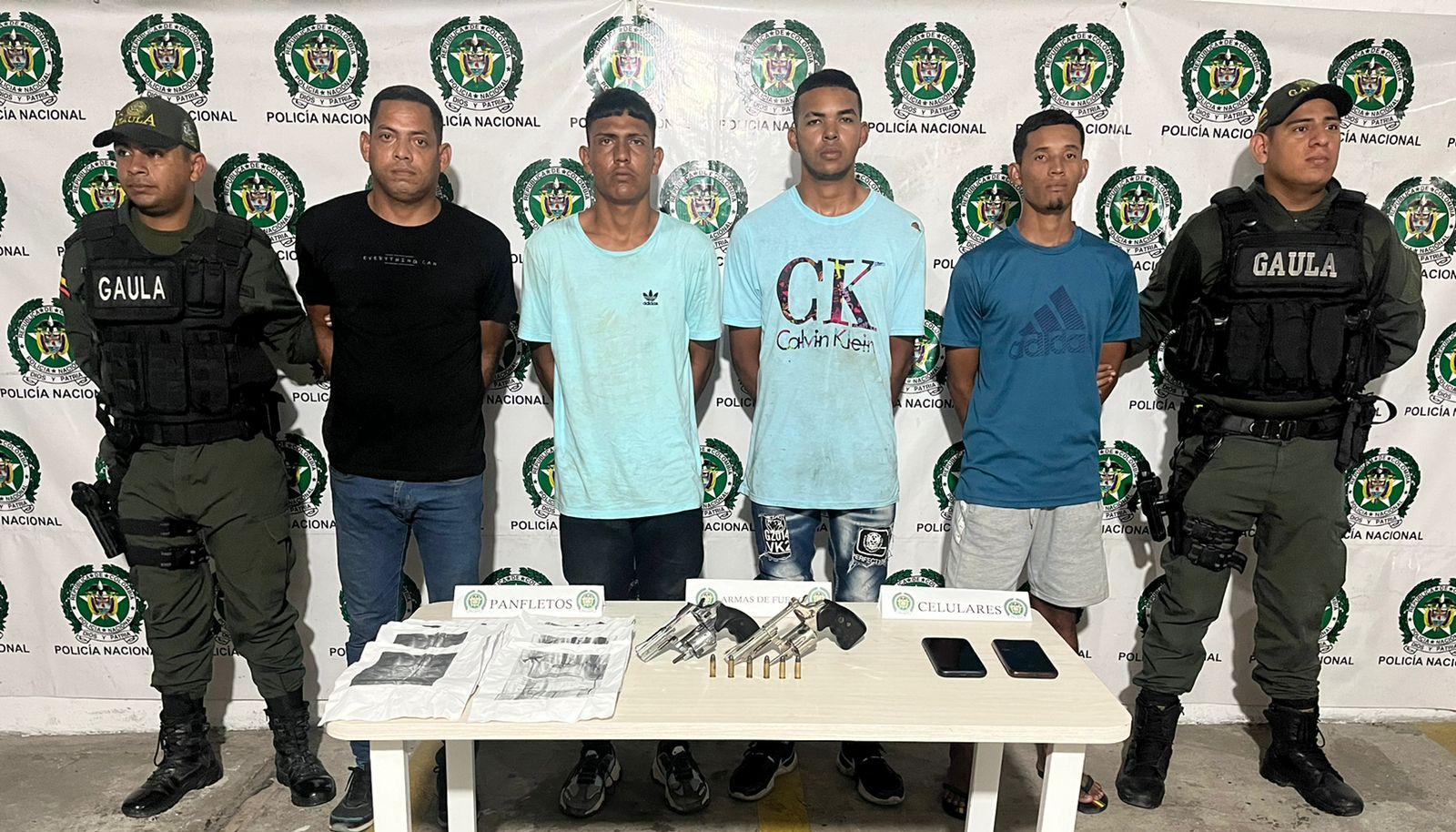 Los capturados.