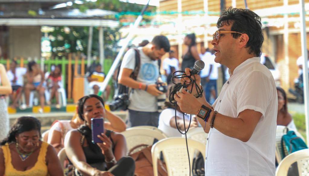 El Alto Comisionado para la Paz, Danilo Rueda.