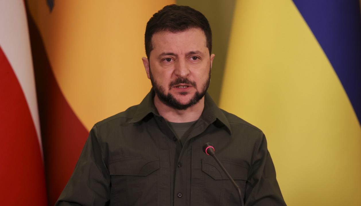 El presidente de Ucrania, Volodímir Zelenski.