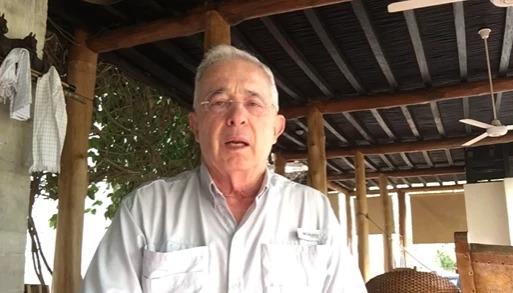 Expresidente Álvaro Uribe Vélez, director del Centro Democrático.