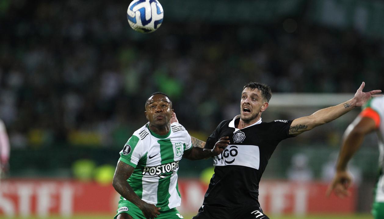 Dorlan Pabón marcó el primero de Nacional y llegó a seis goles en el torneo.