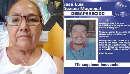 Teresa Magueyal murió sin saber el paradero de su hijo José Luis