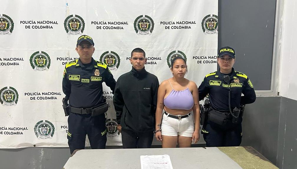 María Gabriela Queipos Lorves y Hernando José Peñuela Ávila, capturados