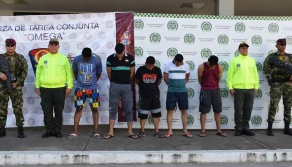 Los siete señalados disidencias de las FARC capturados este lunes