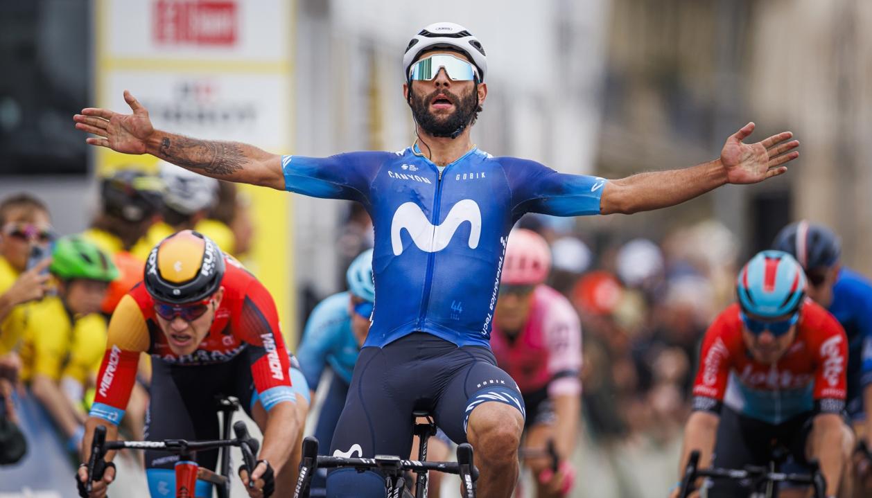 Fernando Gaviria ganó el domingo la última etapa del Tour de Romandía. 