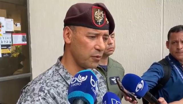 El general Pedro Sánchez, jefe del Comando Conjunto de Operaciones Especiales de las Fuerzas Militares.
