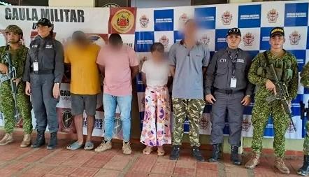 Capturados en Antioquia por tráfico de insumos de guerra del Clan del Golfo