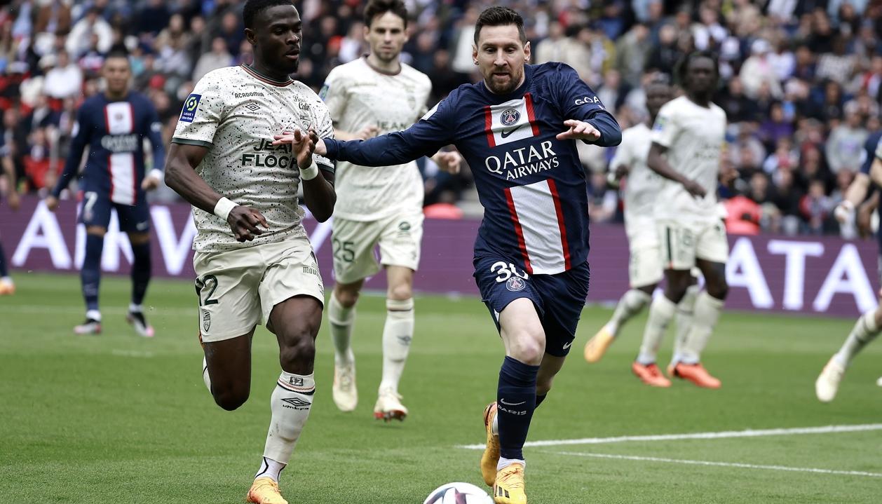 Lionel Messi viajó a Arabia Saudí tras el partido contra el Lorient.