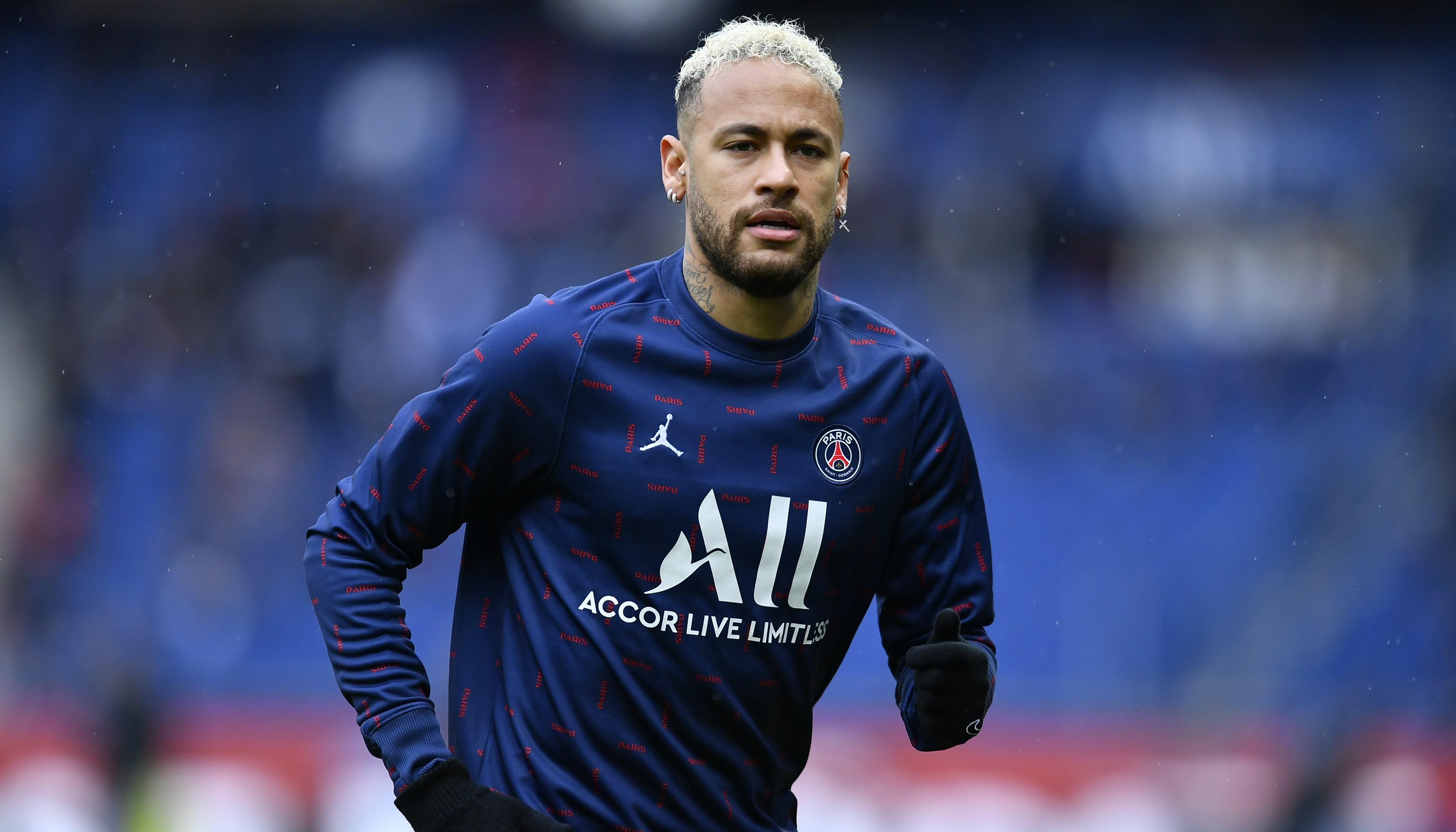 Neymar, delantero brasileño del París Saint Germain. 