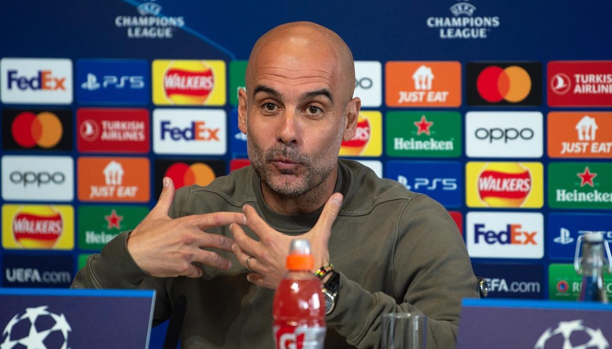 Pep Guardiola, entrenador del Manchester City. 