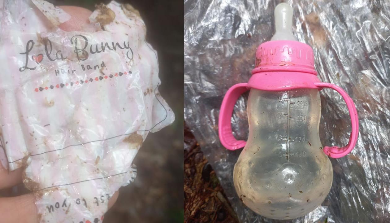 Los objetos que hallaron los equipos de rescate en la zona en la que cayó la avioneta siniestrada