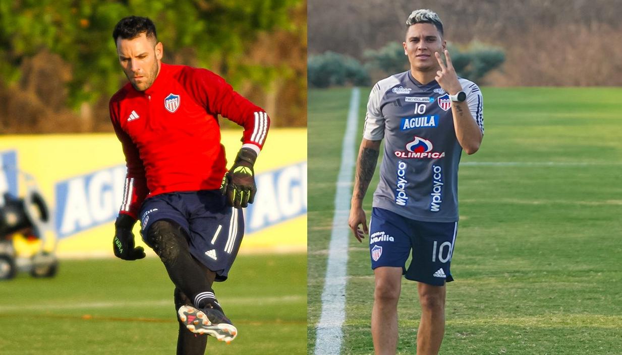 Sebastián Viera y Juan Fernando Quintero acumulan ocho y diez partidos, respectivamente, sin jugar con Junior.