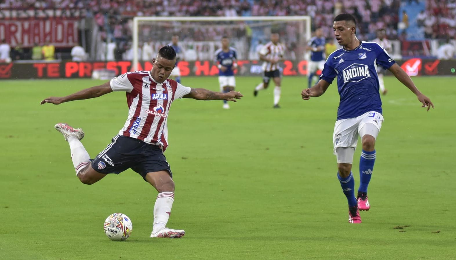 Luis Sandoval es el máximo goleador de Junior en la Liga con tres tantos.