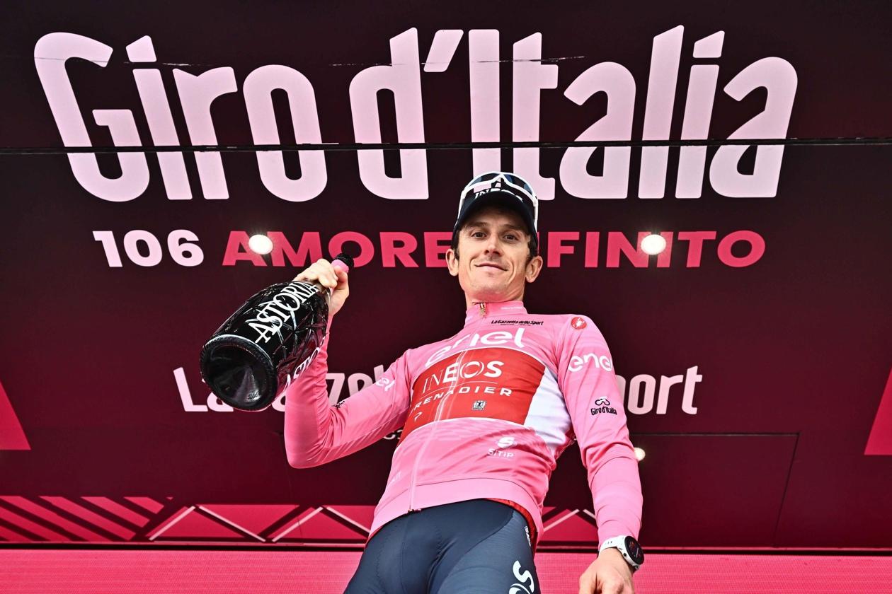 Geraint Thomas había cedido el liderato del Giro el pasado sábado.