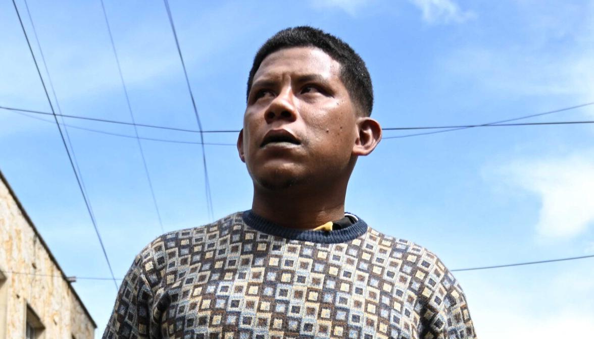 Manuel Miller Ranoque, padre de los cuatro niños indígenas rescatados de la selva.