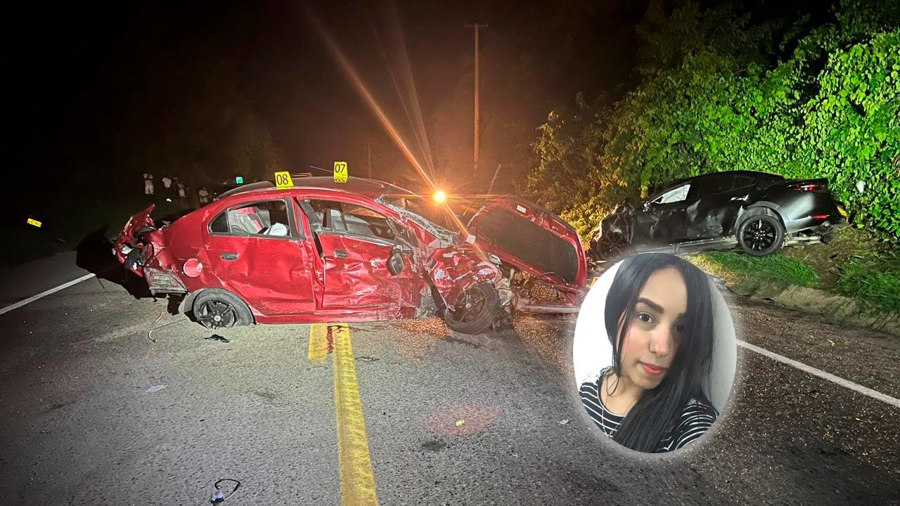 Gisel Villalobos murió en este fatal accidente en la Vía al Mar. 