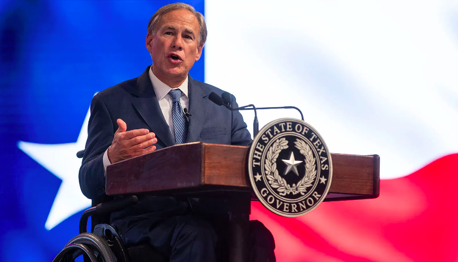 El Gobernador de Texas, Greg Abbott.