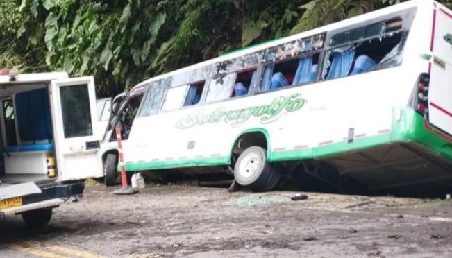 Accidente en la vía de Medellín al Urabá