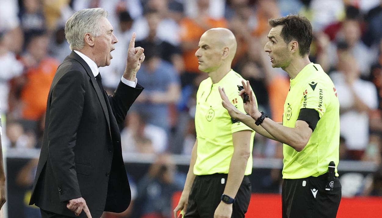 El técnico del Real Madrid, Carlo Ancelotti.