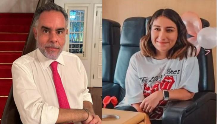 El Embajador Armando Benedetti y la Jefa de Gabinete, Laura Sarabia, hoy enfrentados