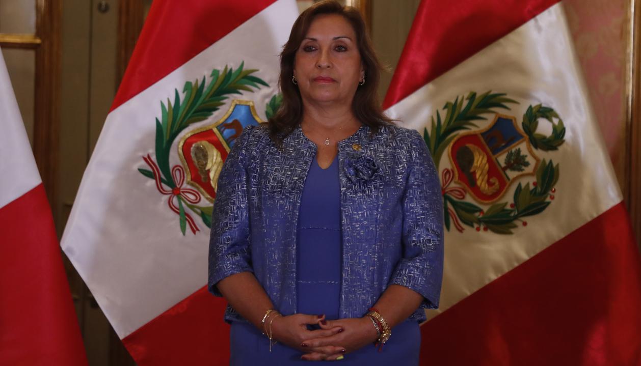 La presidenta de Perú, Dina Boluarte.