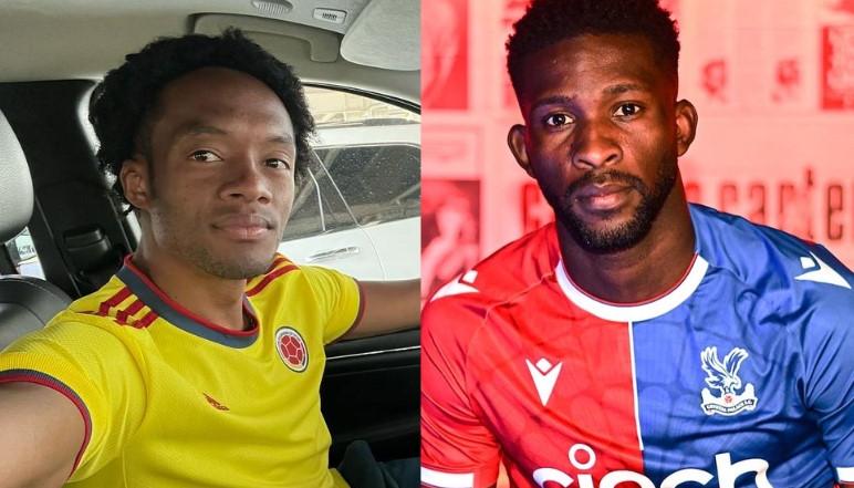 Juan Guillermo Cuadrado y Jefferson Lerma, jugadores de la Selección Colombia