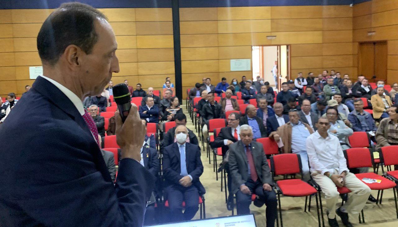 Afiliados a la Caja de Retiro de las Fuerzas Militares –Cremil- en encuentro de mayo pasado en Tunja.
