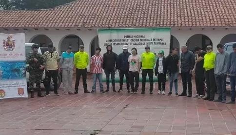 12 capturados en Pamplona