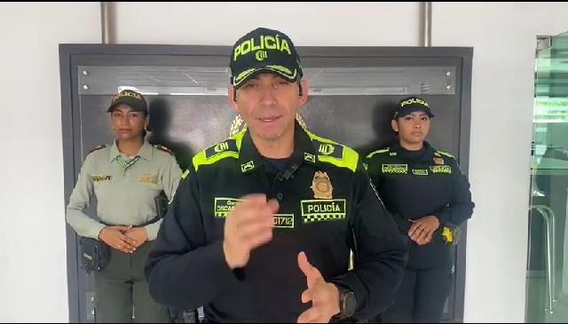 Coronel Óscar Daza, Comandante (e) de la Policía Metropolitana de Barranquilla.