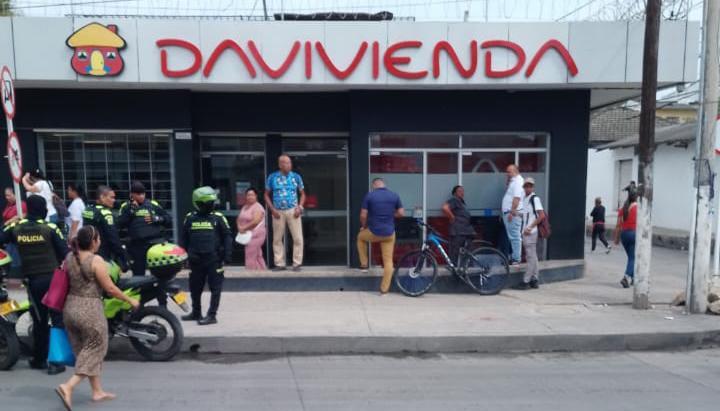 Banco Davivienda del barrio Centro.