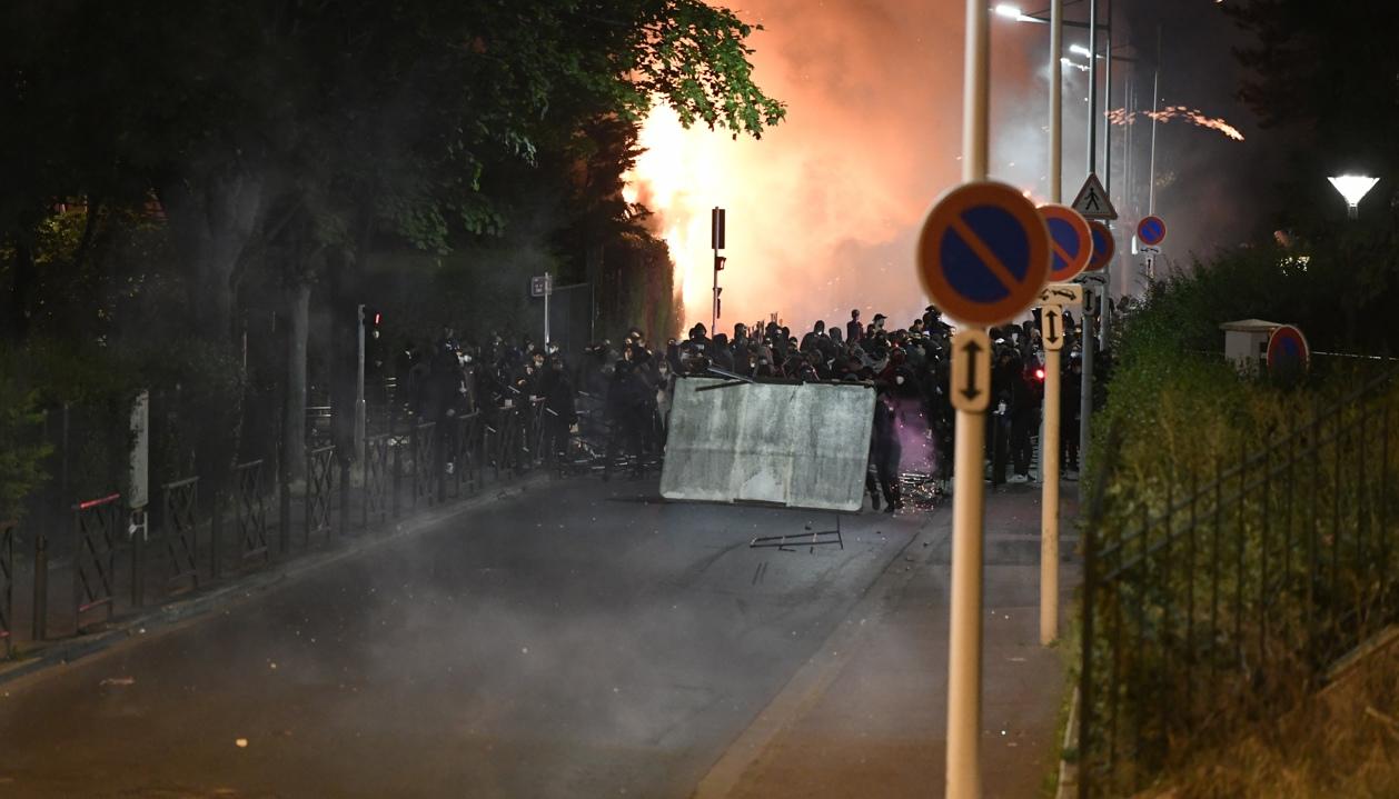 Imagen de los protestantes.