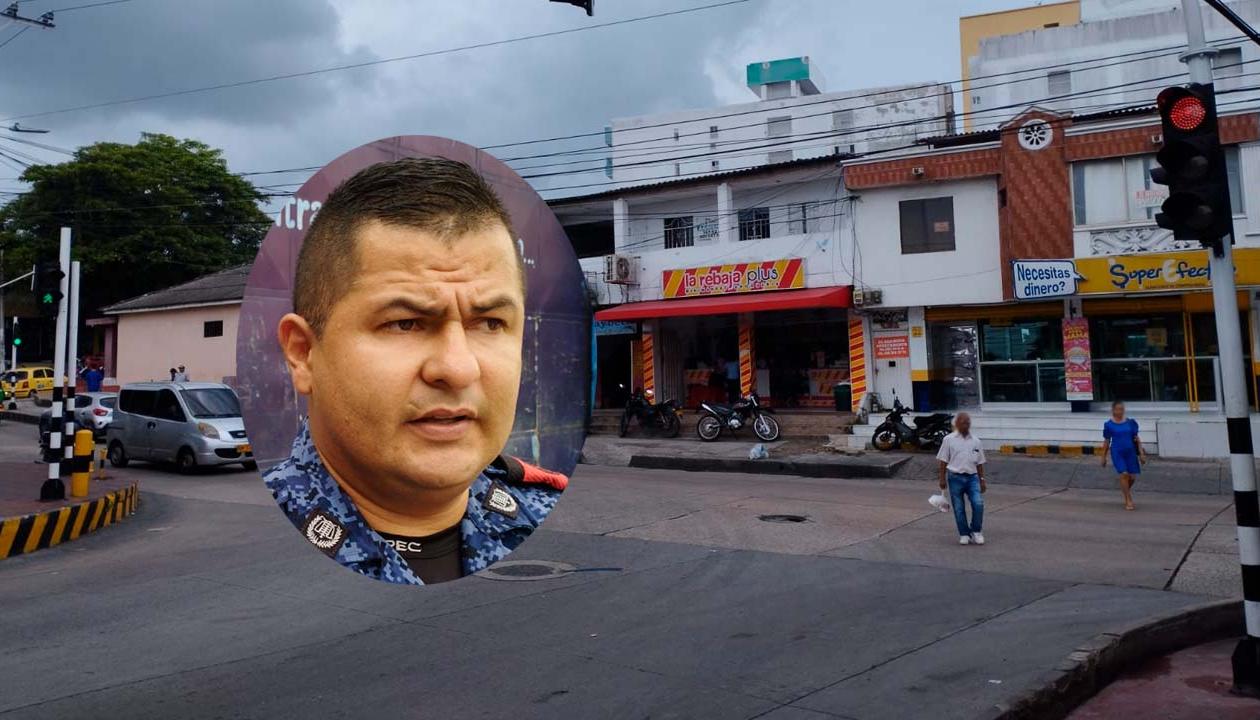 El líder sindical Homero Caballero y el sitio del atentado