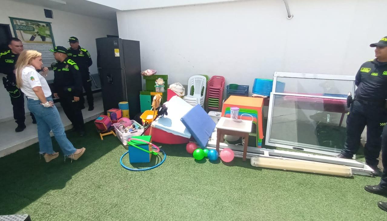 Los elementos recuperados tras ser robado del CDI de Carlos Meisel. 