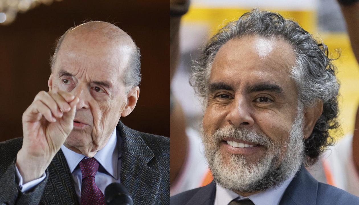 El Canciller Álvaro Leyva y el exembajador en Venezuela Armando Benedetti