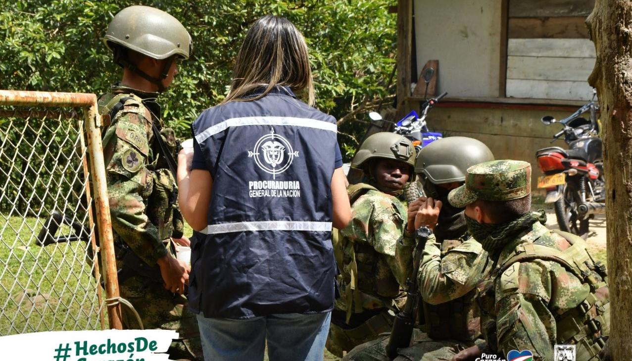 Liberación de soldados retenidos, con mediación de la Defensoría del Pueblo