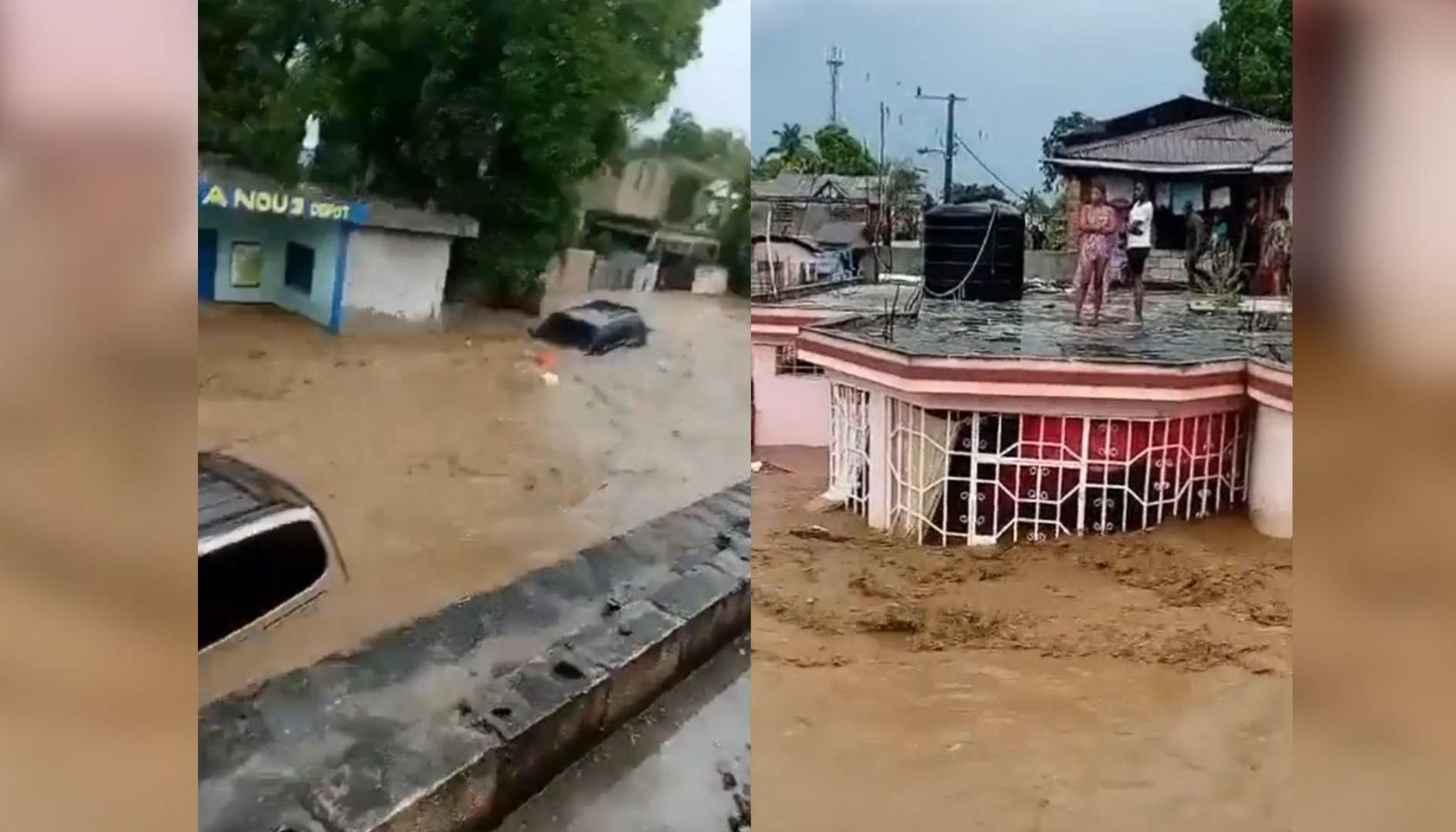 Lluvias en Haití.