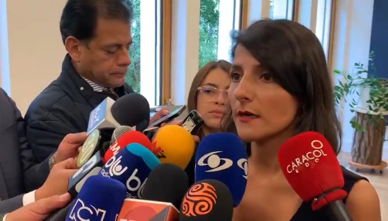 La Ministra de Minas y Energía, Irene Vélez.